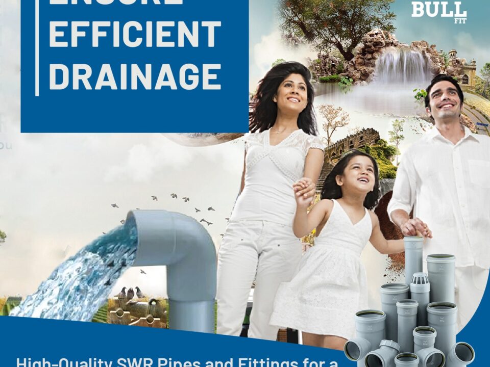 Ensure Efficient Drainage: High-Quality SWR Pipes and Fittings for a Cleaner Tomorrow : BullFit Pipes