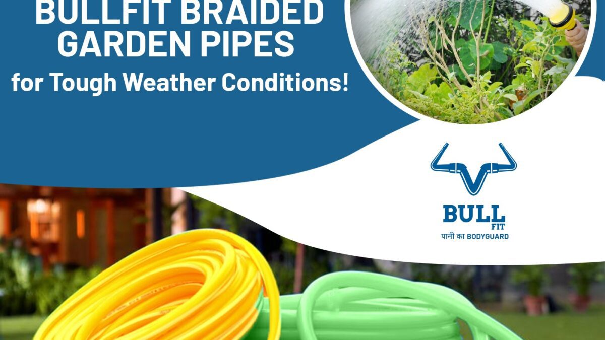 Braided garden pipes