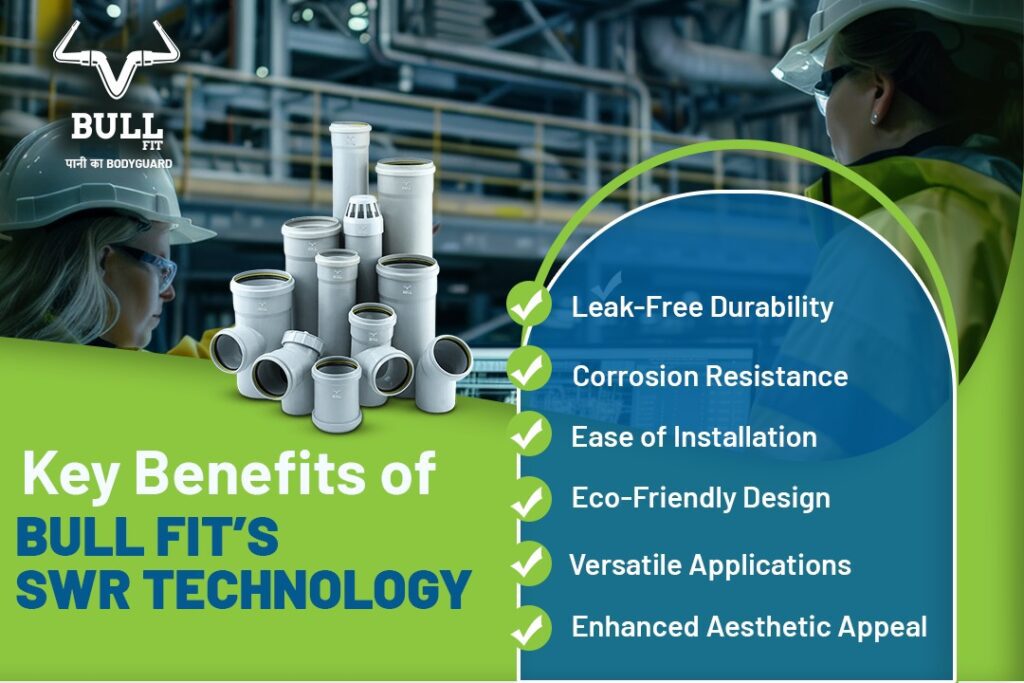 Bull Fit's SWR (Soil, Waste, and Rainwater) technology 